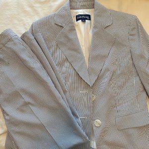 Evan Picone Pinstripe Suit
